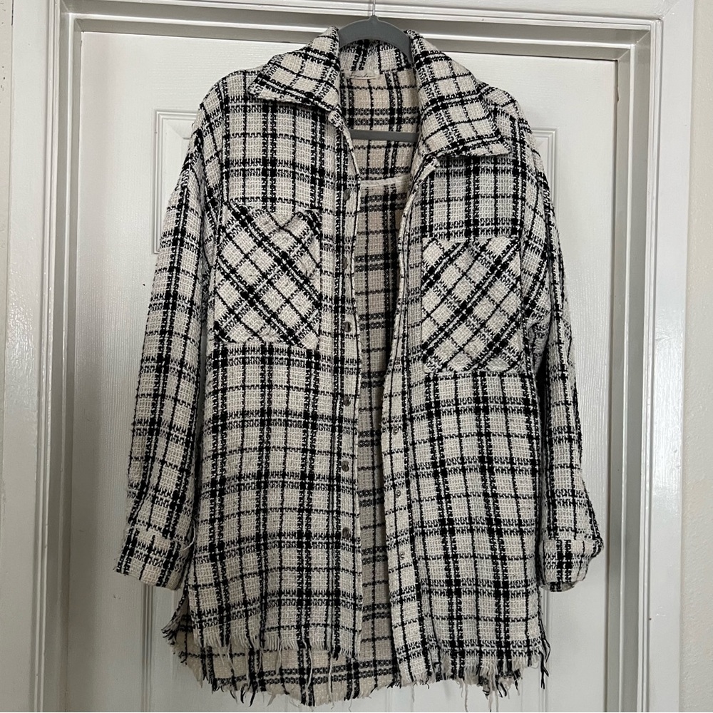 Plaid Starlow Long Jacket